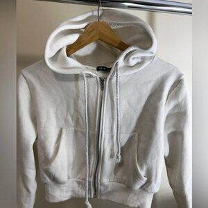 SHEIN White Hoodie Size M
